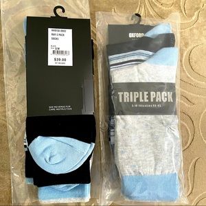 OXFORD Men’s socks, packs of 3 pairs each S/M